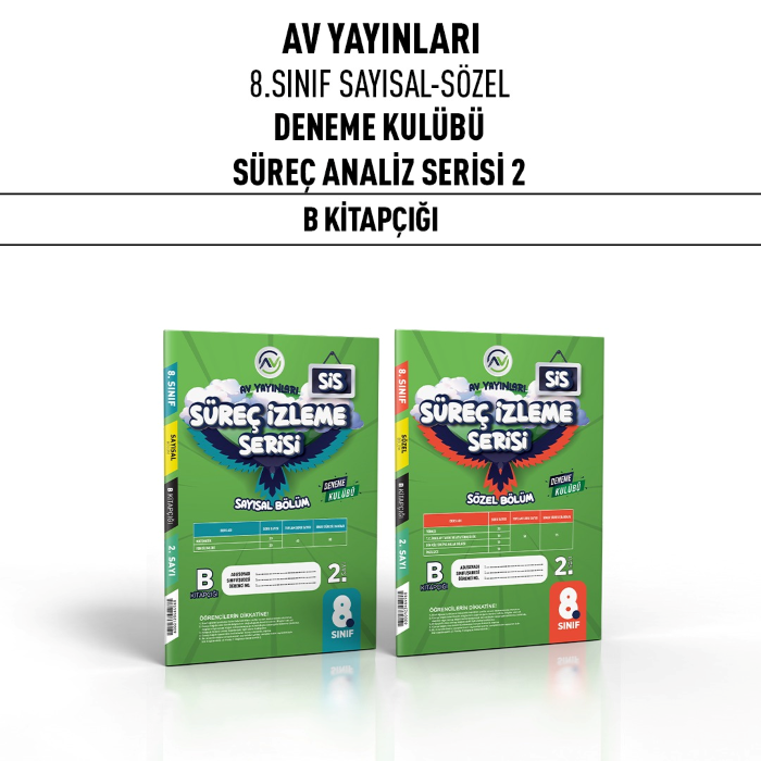 AV YAY. 08.SINIF DENEME KULÜBÜ SAY/SÖZ 2-B - 24-25